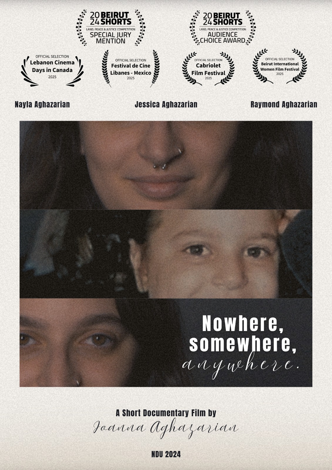 En ningún lugar, en algún lugar, en cualquier lugar. (Nowhere, Somewhere, Anywhere)